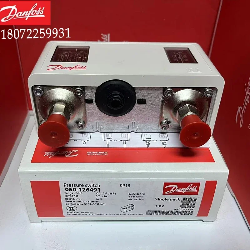 Danfoss KPI Series Pressure Switches High Precision Controllers For Liquid And Gas Media With Automatic Adjustment