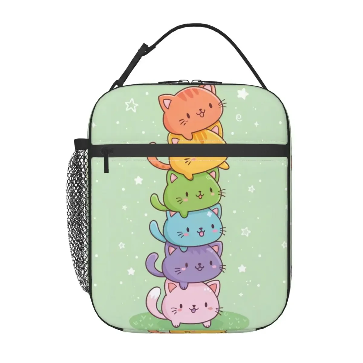 

Cartoon Cute Animals Insulated Lunch Tote Bag for Women Resuable Cooler Thermal Food Lunch Box Children