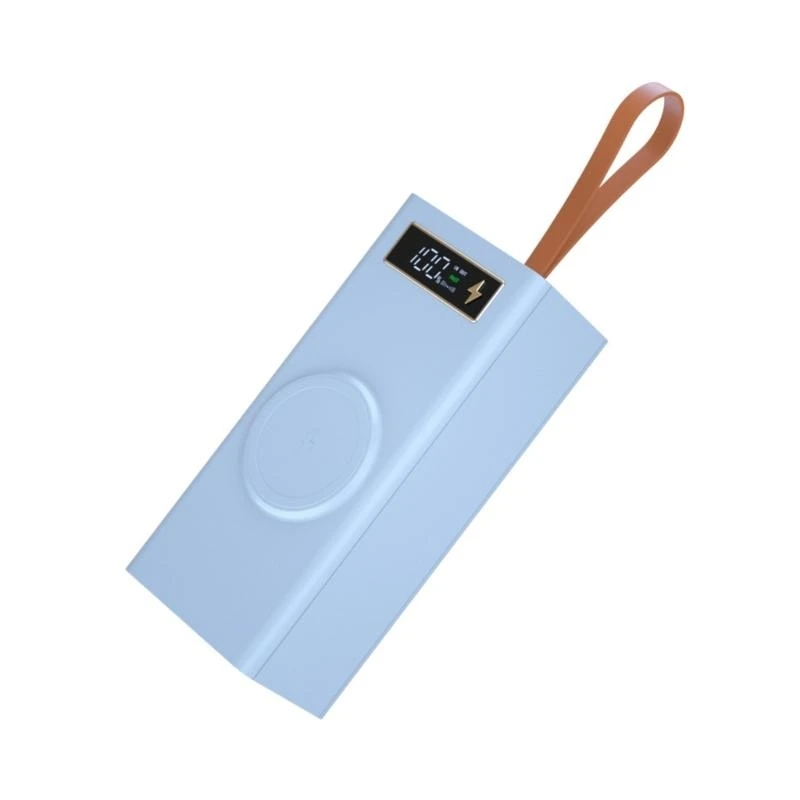 

DIY Case with 22.5W Quick 15W Wireless Charging 24x18650 Battery Holder Box Digital Display Screen