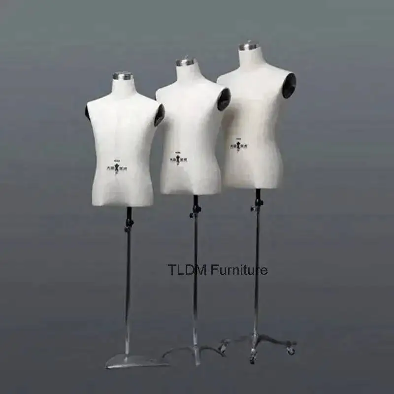 

Men's Split Female Clothing Design Model Tailor and Women's Upper Body Mannequins Sewing Leg Display Mannequin Can Be Pinned C