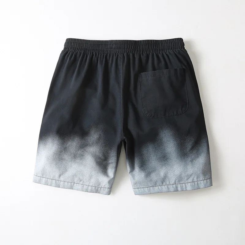 Short d'été fin et ample pour hommes, pantalon en coton dégradé à l'extérieur, culotte, modèles masculins