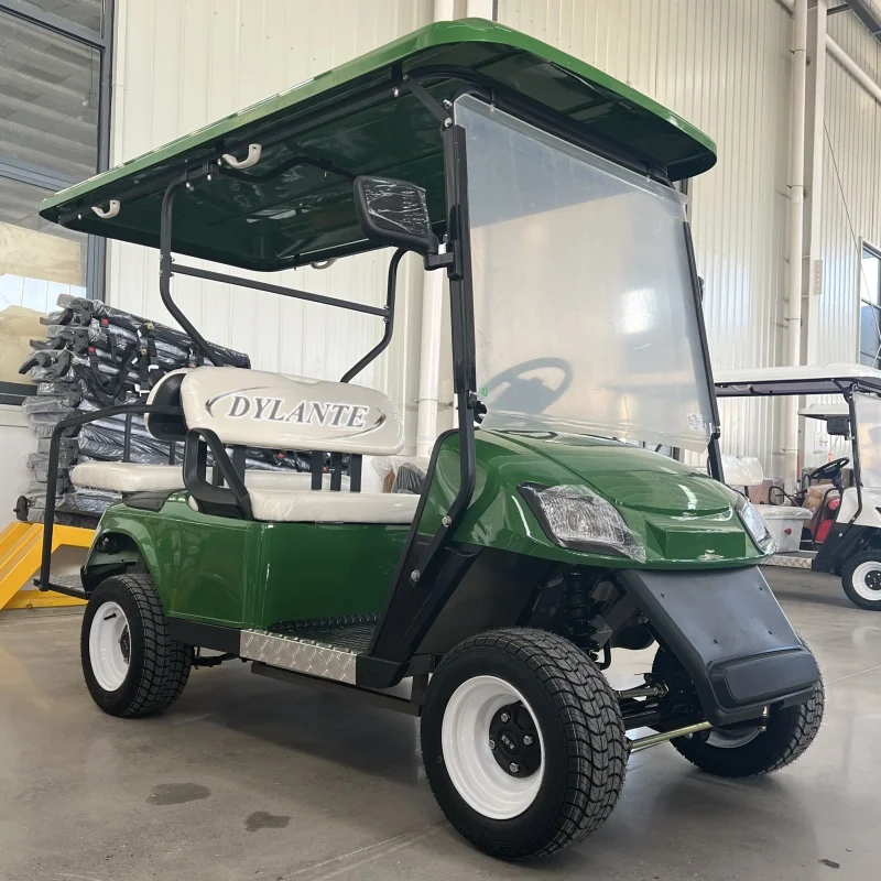 

New model 4 6 Seats 48/60/72V Aluminum Alloy Tires Electric Golf Cart 4000/5000W Vehicles With Street Legal Golf Buggy