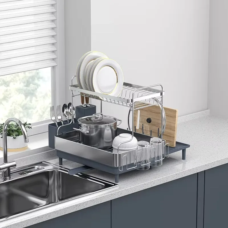 

Wired Kitchen Accessories Vegetable Cutting Rack Drying Storage Tableware Drain Meal