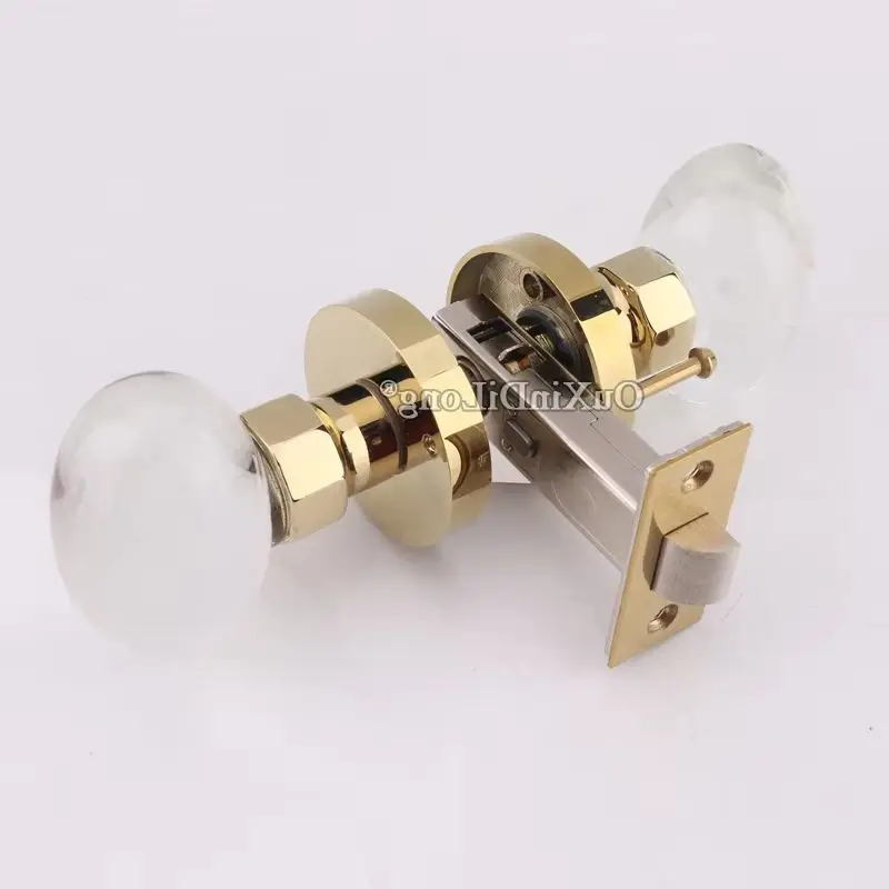 

Лучшие роскошные европейские хрустальные ручки, дверной замок, интерьер гостиной, спальни, ванной комнаты, бесшумные дверные ручки, замок без ключа, хром/золото