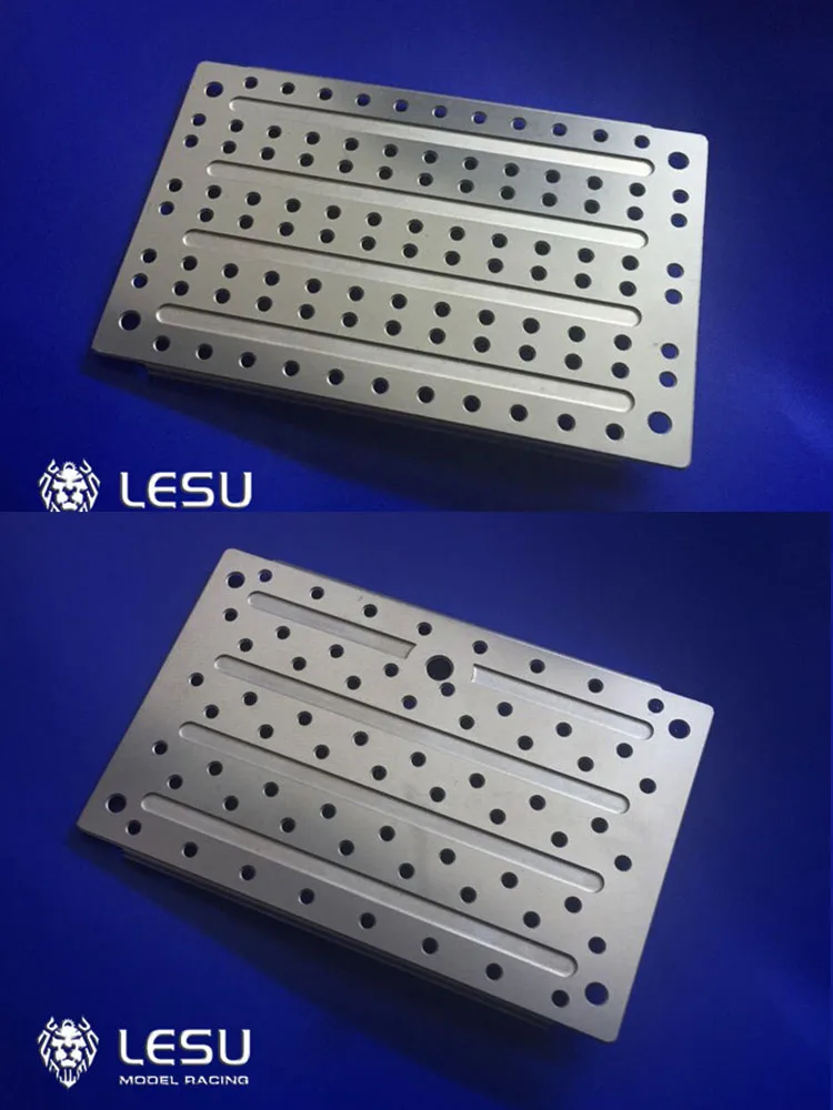 Pedal LESU für 1/14 LKW Tamiya Traktor Schleifradpedal G-6008-A-B Metall-Simulationsornamente DIY-Modell – Detail 6