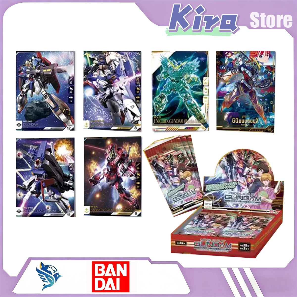 bandai-mobile-suit-gundam-collecting-cards-uc-anime-peripheral-whole-box-designer-toys-boys-surprise-gift