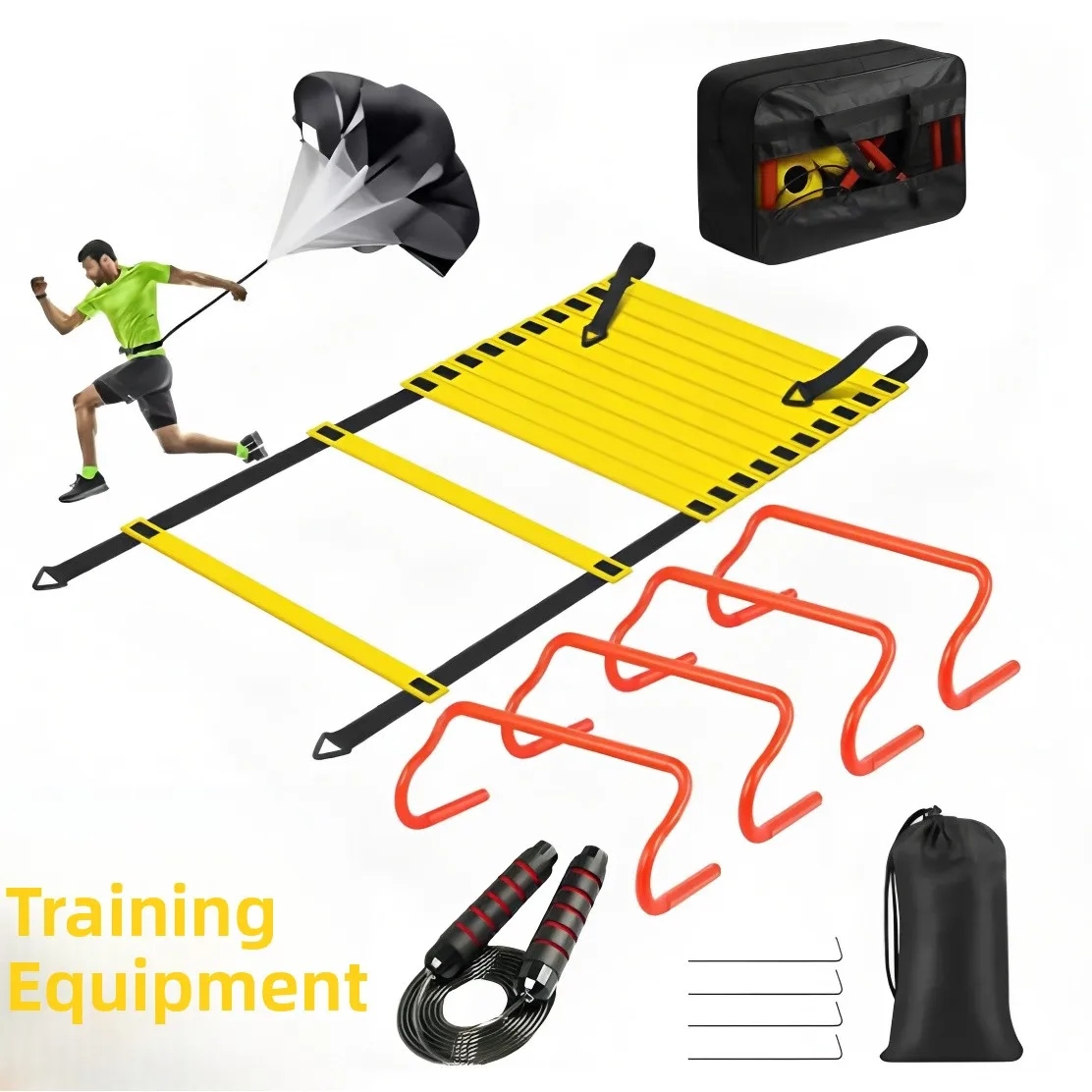 conjunto-de-equipamiento-para-entrenamiento-de-velocidad-en-futbol-escalera-de-agilidad-escalera-de-cuerdas-set-completo