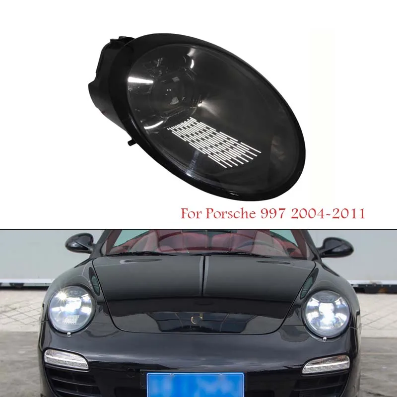 Pair LED Matrix Headlight Assembly Upgrade To 2023 For Porsche 997.1 997.2 2004-2011 Front Head Lights Auto Lamp Plug and Play