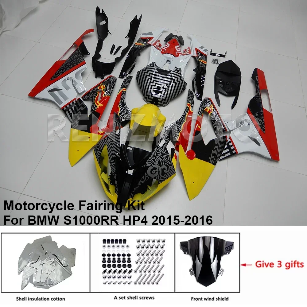 

Для BMW S1000RR S1000 RR HP4 2015-16 обтекатель мотоциклетный комплект обвеса украшения пластиковая защитная пластина аксессуары корпус B1002b