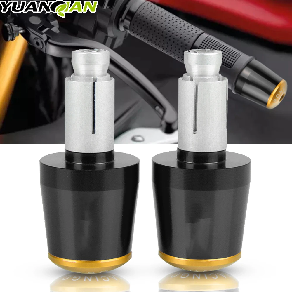 FOR GSR 750 600 400 CNC 22MM Handlebar Grips Handle Bar Cap End Plugs For SUZUKI GSR 600 400 750 GSR750 GSR600 GSR400