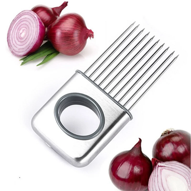 

50pcs Kitchen Gadget Onion Fork, Fruit, Stainless Steel Onion Cutting Onion Needle Cj07123