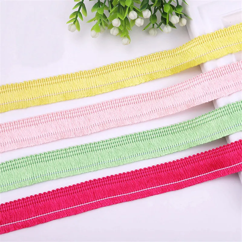 2yard 20mm Lace Trim Sewing Ribbon Tassel Trims Polyester Curtain Pillow Trim Earring Bag Dress Decorative Lace Fringe Sewing