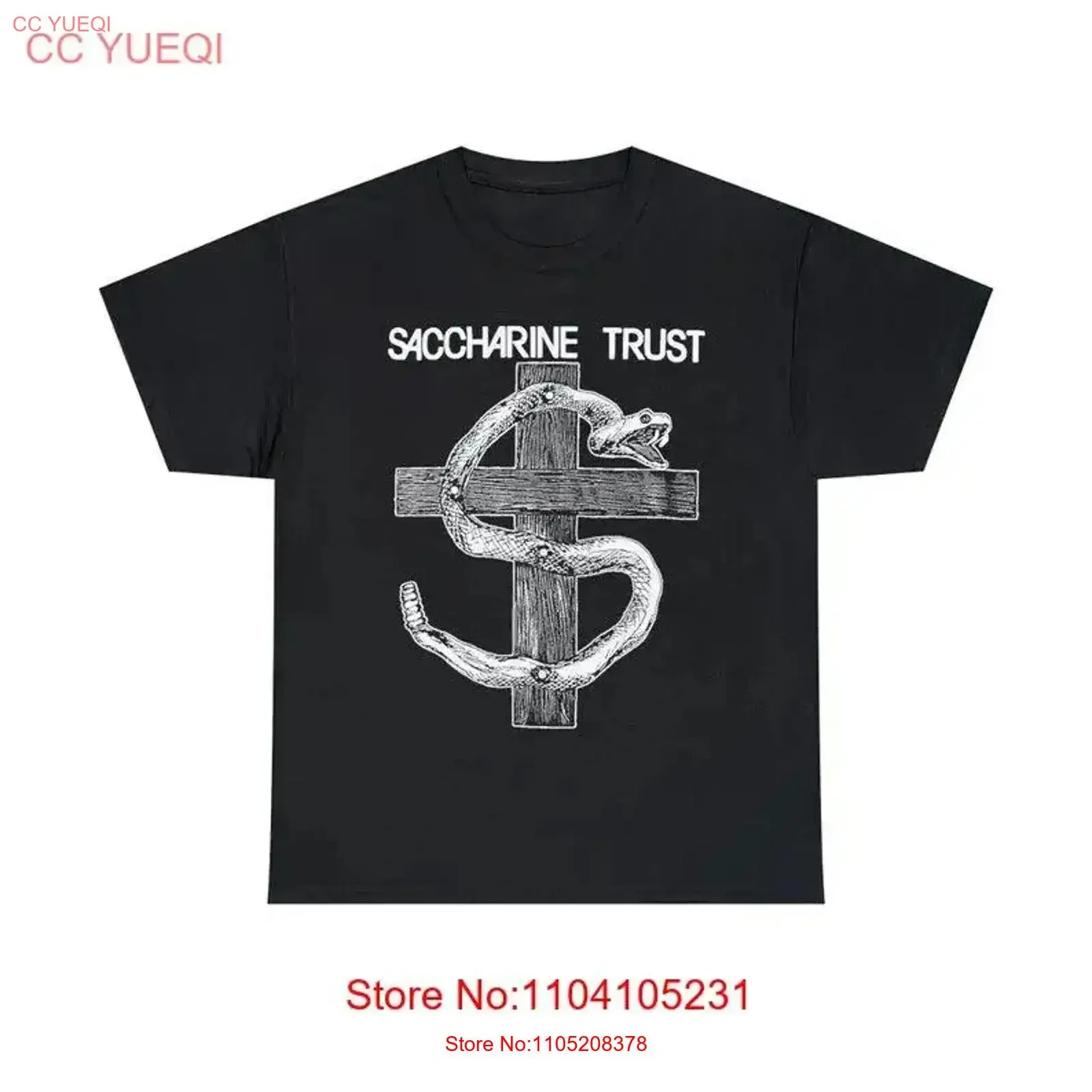 Saccharine Trust T Shirt Punk Rock Vintage Husker Du Flipper Wipers Die Kreuzen vintage Washed Comfortable Stylish Breathable