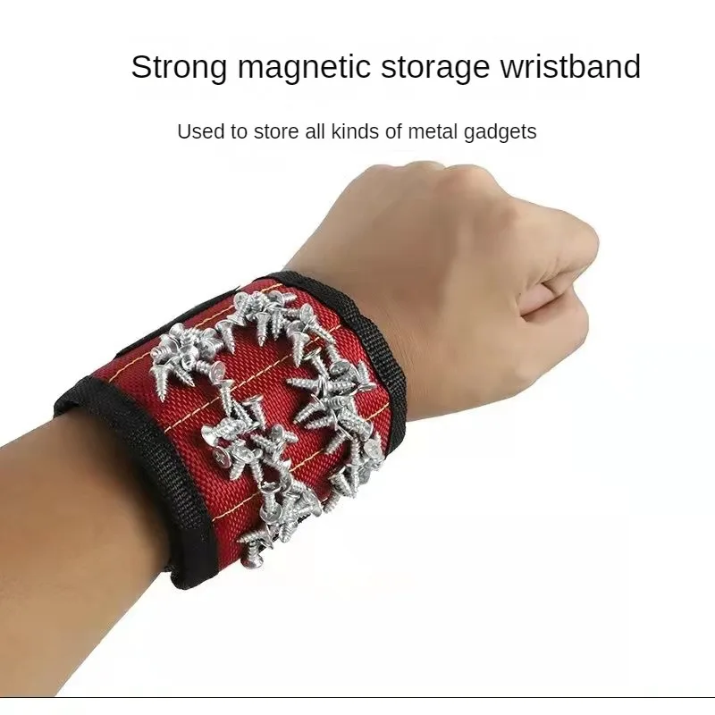 Ultimate Strong Magnetic Wrist Band for Electric Woodworking - The Multi-Function Tool You Need