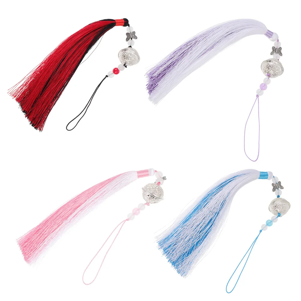 

4 Pcs Waist Bracelet Tassel Pendant Tassels Chinese Belt Pendent Style Asian Charm Hanging