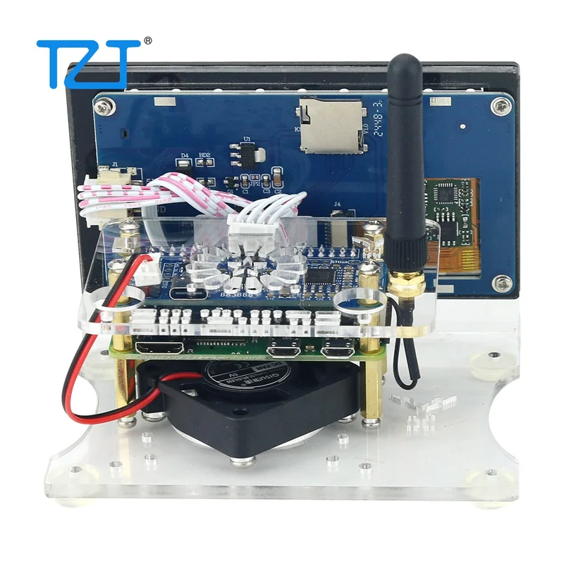 Hotspot MMDVM T11W Simplex MMDVM assemblato TZT con schermo a colori da 3,5 pollici per modem walkie-talkie digitale