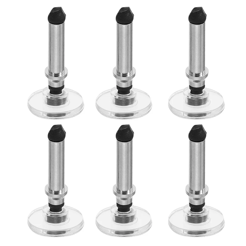 

6pcs Disc Stylus Tip Replacement Metal Screen Pen Capacitive for Touch Screens Sensitive Tips Non-scratch Stable Performance