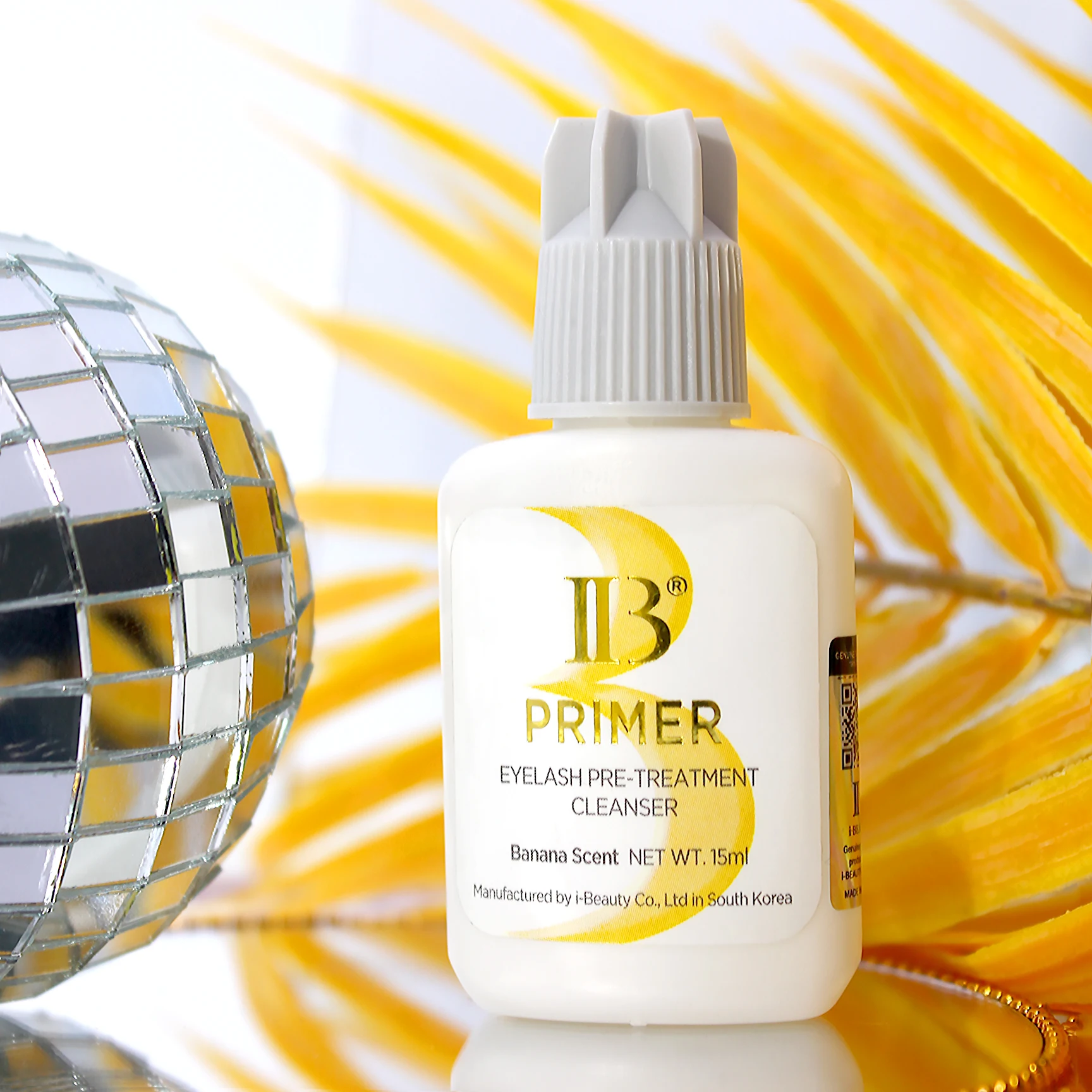 5 Bottles IBeauty Primer Clear For Glue Eyelash Extension Korea Original Individual Lash 15ml Fixing Agent False Lash Supplies