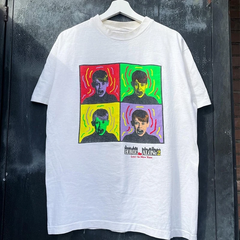 

Home Alone 2 Home Alone Classic Movies Men's Summer Casual Sports Short Sleeve T-Shirt Cec Cool American Half Sleeve Tide