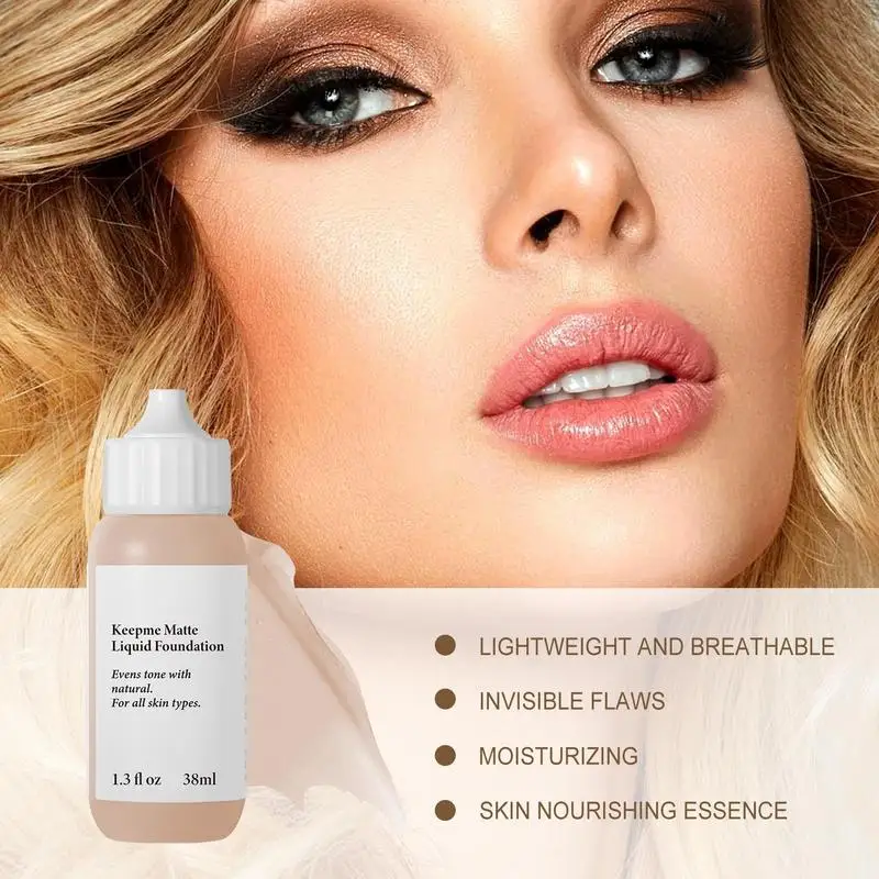 Liquid Foundation Soft Matte Concealer 13 Colors Waterproof Foundation Contour Concealer Primer Base Professional Face Make Up