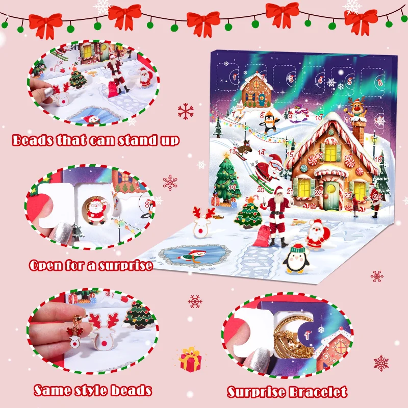 Рождественский адвент-календар – обзор и цена Jewelry Making Advent Calendar