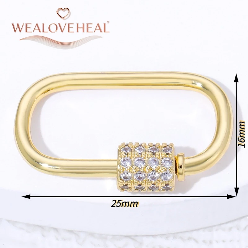 karabinerhaken,18K Vergoldeter Messing-Druckknopfverschluss, Vintage Ovaler Schlangenglied-Verbinder für Schmuckherstellung, DIY Halsketten- und Armbandzubehör – Detail 29