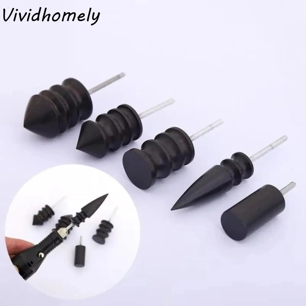 

Black Leather Edge Polishing Slicker Handmade Smooth Leather Burnisher Sandalwood Anti-slip Electric Polishing Slicker DIY