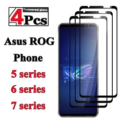 For ASUS ROG Phone 5/5Pro 5/5s/5s Pro 5 Ultimate 6/6 Pro/ 6D/ 6D Ultimate 7/7Ultimate Full coverage Screen Protector Glass Film