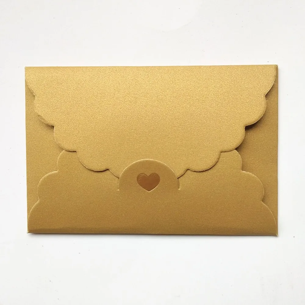 Sobre dorado de 17,4x11 cm, Papel Kraft con perlas, sobres de embalaje para tarjetas bancarias, sobres de embalaje de sobre para tarjeta de invitación