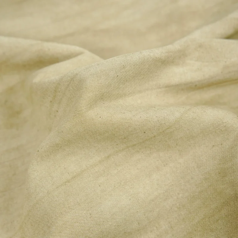 Klasyczna beżowa lniana tkanin – Vintage Sewing Textile recenzja i cena