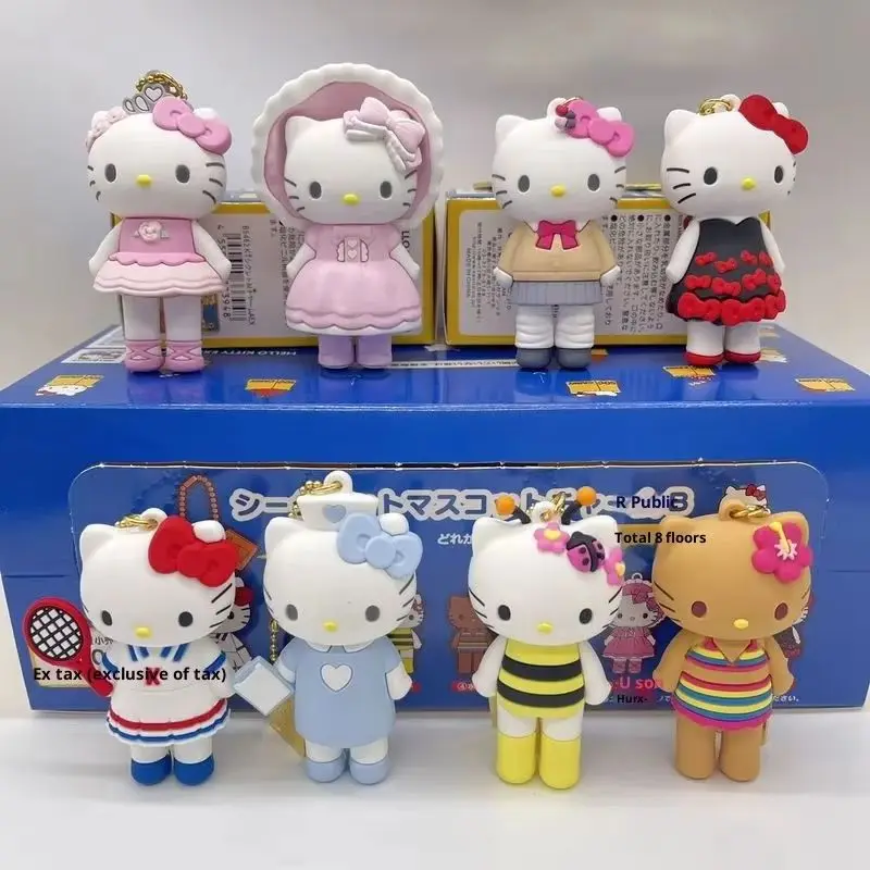 

Новая лимитированная серия к 50-летию: милый брелок-подвеска Kt Cat для рюкзака, кавайная фигурка из ПВХ, игрушка-сюрприз в слепой коробке, подарок