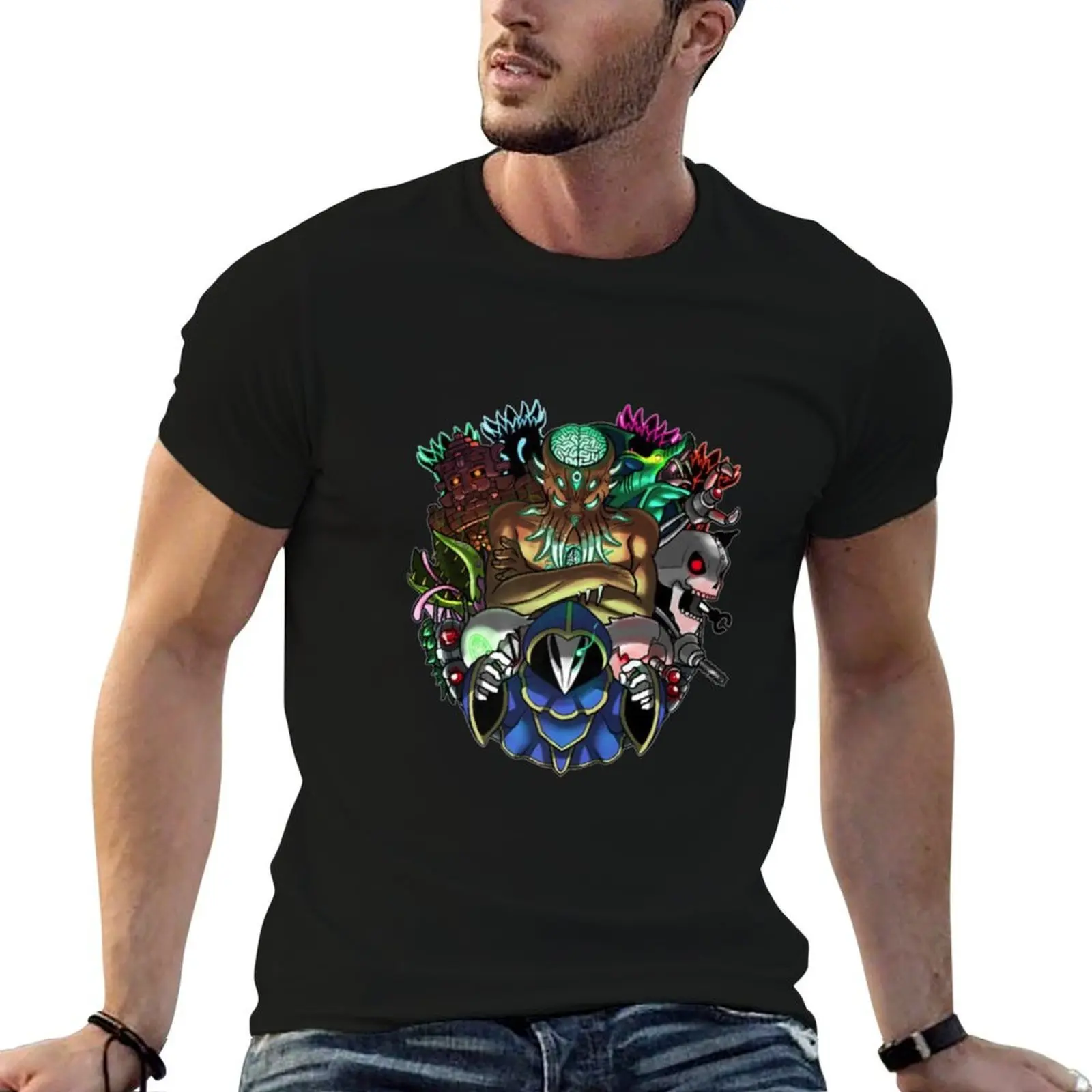 

Terraria Boss Rush Hardmode Edition - Terraria T-Shirt t shirts designer man t shirt cotton high quality T-Shirt