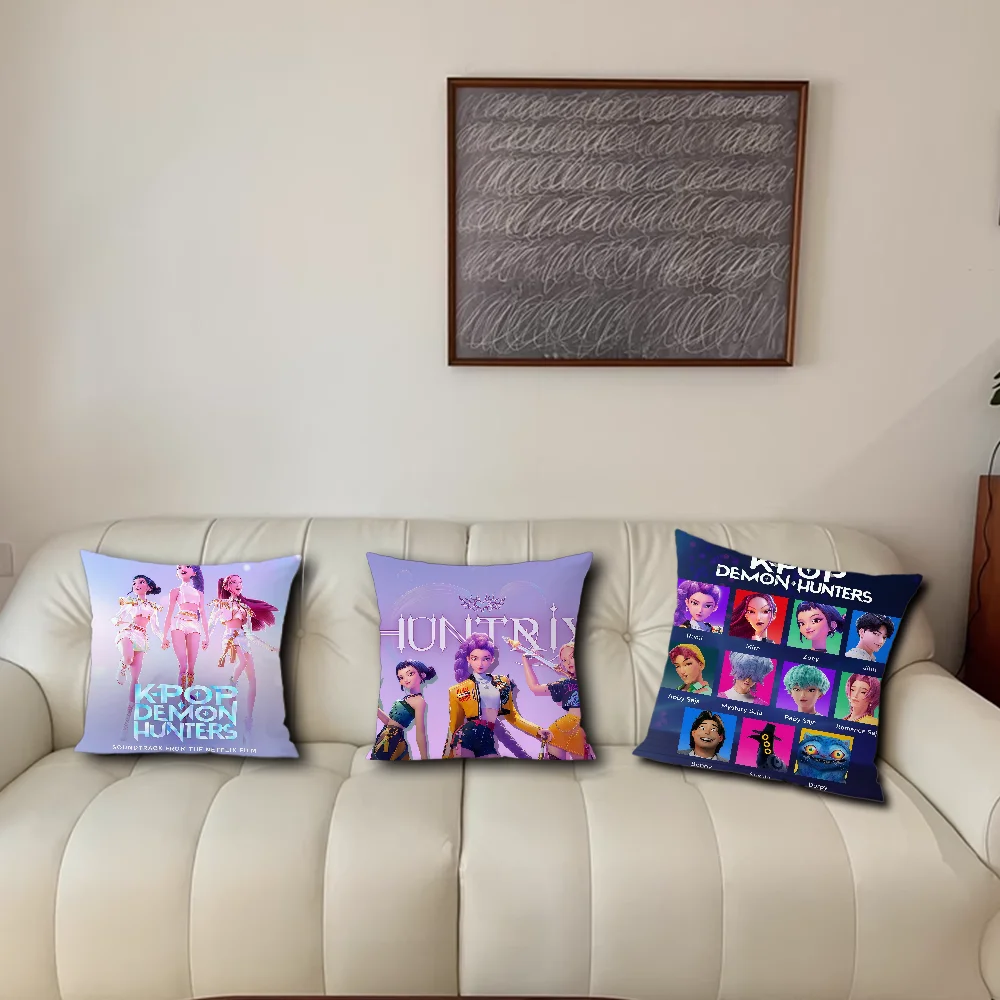 وسادة شيطان KPop الصيادين غطاء المنزل أريكة غرفة المعيشة مكتب مقهى كيس وسادة السيارة
