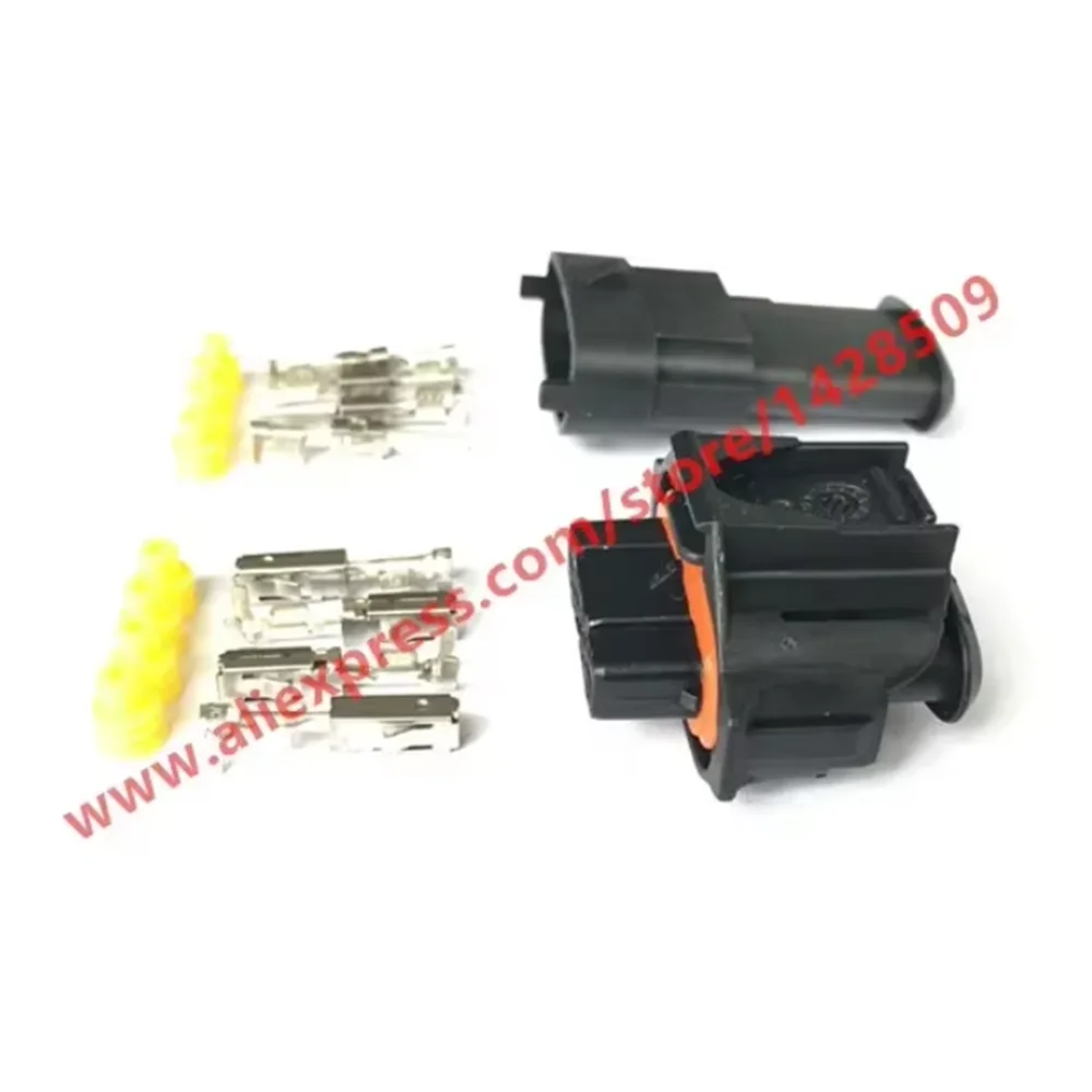 1 Set Kit 4 Pin Male Female Waterproof Diesel Fuel Common Rail Injector Crankshaft Sensor Connector 1928403736
