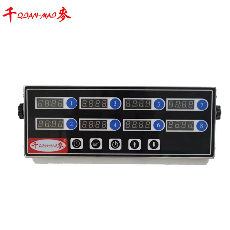 Commercial 8-Channel Kitchen Timer Multi-Event Digital Clock Reminder Cooking Food Store Commercial Timer