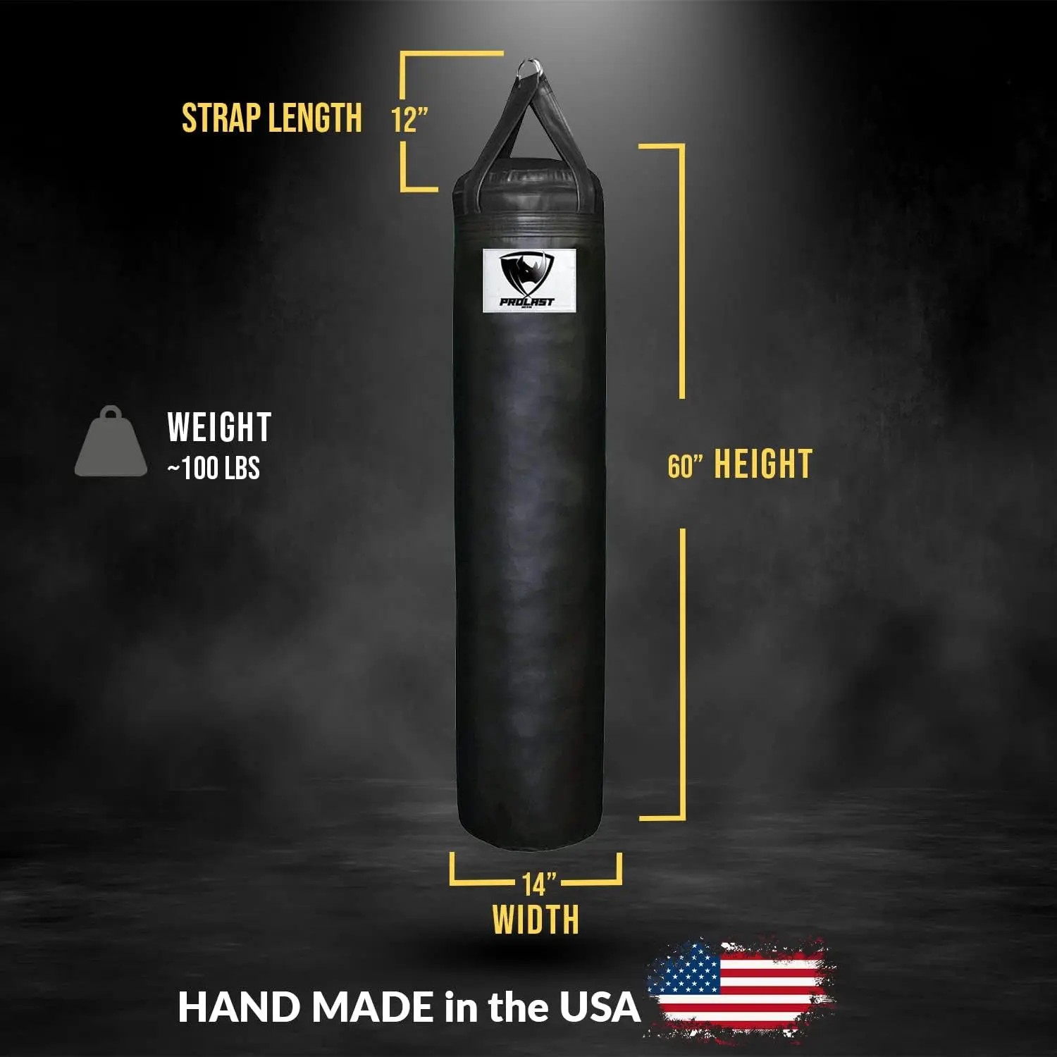 Wypełniony 5ft 100LB Worek bokserski MMA Muay Thai 5ft Heavy Punching Kicking Bag