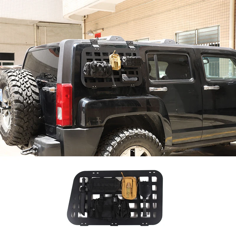 

Для Hummer H3 2005 2006 2007 2008 2009 Стойка для наружного заднего стекла Стеллаж для хранения оконной брони Автозапчасти Алюминиевый сплав