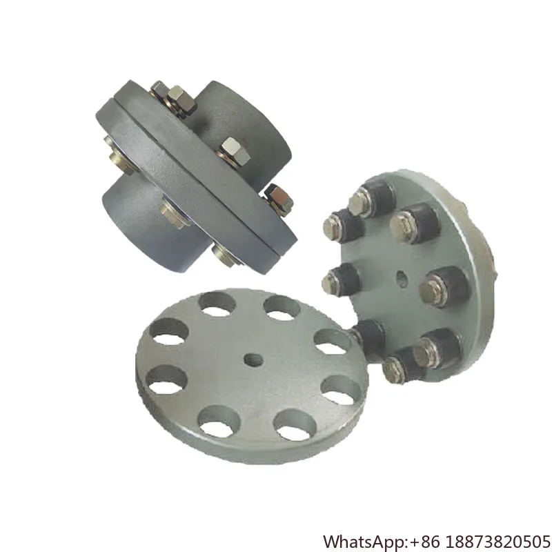 Hl Type Flexible Muff Flange Bush Flexible Elastic Sleeve  Steel Disc Clamp Shaft Rigid Fcl Pin Coupling With Brake WHEEL