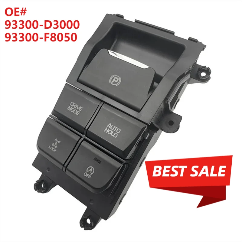 Car Console Electronic Handbrake Switch 93300-D3000 93300F8050 For Hyundai Tucson 2015-2019 Parking Multifunction Switch