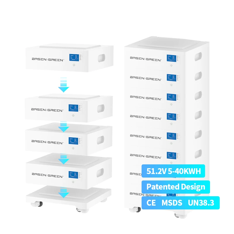 

ESS Energy Storage Stackable All in one solar battery with On Off Grid Hybrid inverter 5KW 10KW 20KW Solar Energy System