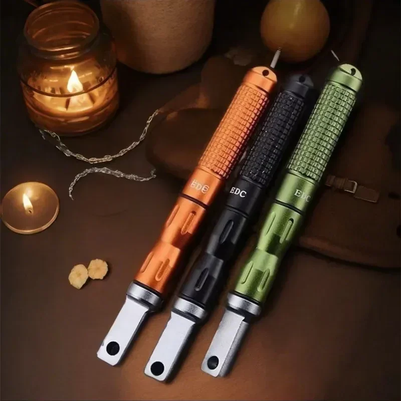 New Outdoor Survival Waterproof Flint Portable Adventure Camping Cigarette Accessories Men's Small Gift Cigarette Accessories