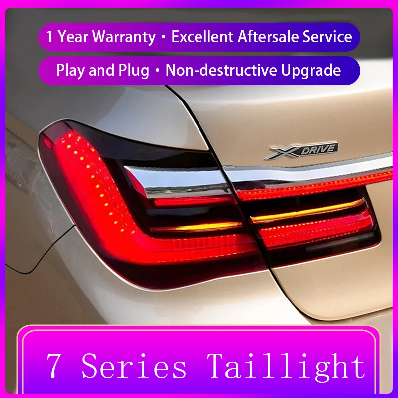 

Автомобильные фары для BMW 7 серии F02 730i 740i 750i 2009-2015, задний фонарь, модернизация, динамический задний фонарь, указатель поворота, аксессуары