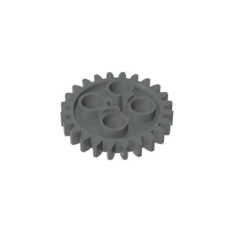 50pcs 3648 Gear 24 dents 2ème Version trou d'essieu briques jouets pour blocs de construction MOC techniques compatibles de haute technologie