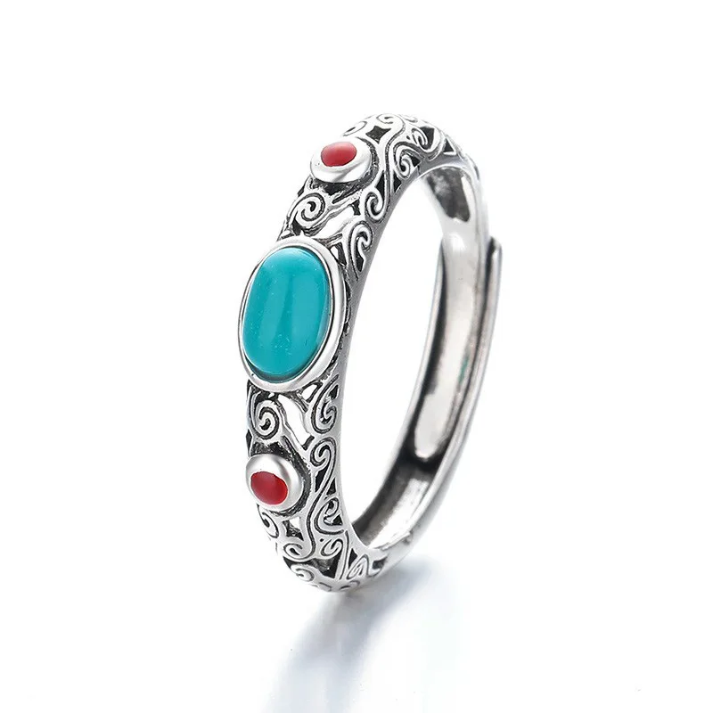 Neuer Ring aus 925er-Sterlingsilber im Vintage-Stil für Damen, luxuriöser Hochzeitsschmuck, Verlobungs-Charm, modisch, hochwertig, Party- und Urlaubsgeschenke – Detail 4