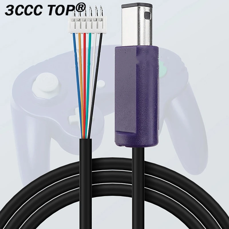 Game Controller Linha de Extensão, Game Console Cabo, Fio, Gamepad Handle Substituição Cabo, Game Cube, NGC, 1Pc