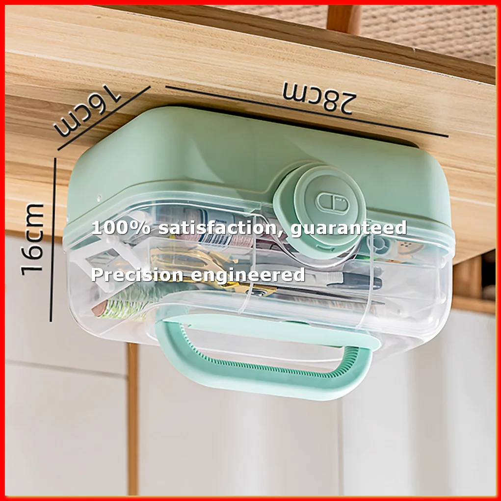 Sewing Kit Box for Adults Beginners Sewing Kits Accessories Home Sewing Box Stitching Repair Kit Compartments Box S-A73M