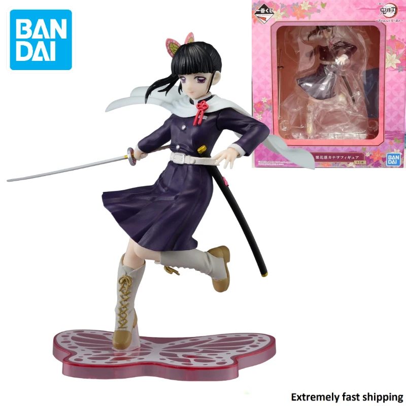 In Stock Original Bandai  Ichibankuji Demon Slayer Move Forward with An Unyielding Heart and Sword Tsuyuri Kanao Figure Anime