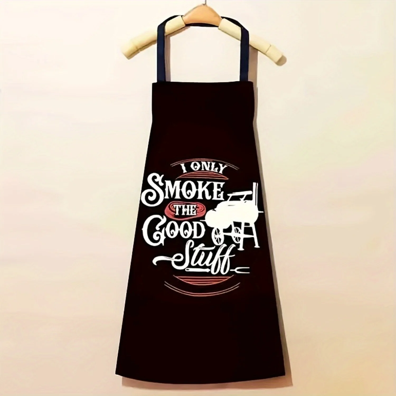 1pc of Men'S Polyester Apron Featuring The Phrase 