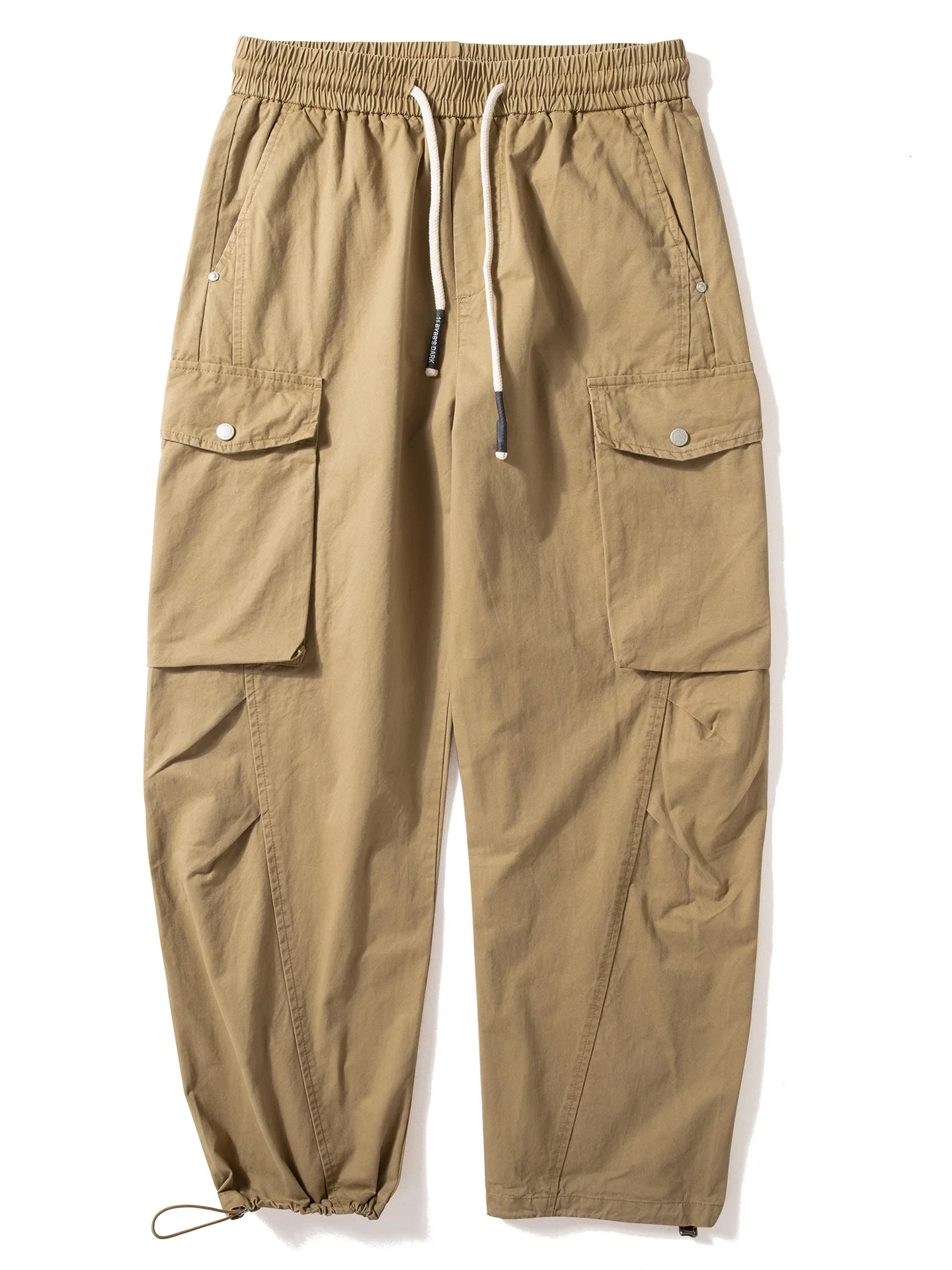 

Men's Casual Cotton Work Trousers Autumn New Sle American Multi-ket Loose Straight Leg Casual Long Pants Faion Brand