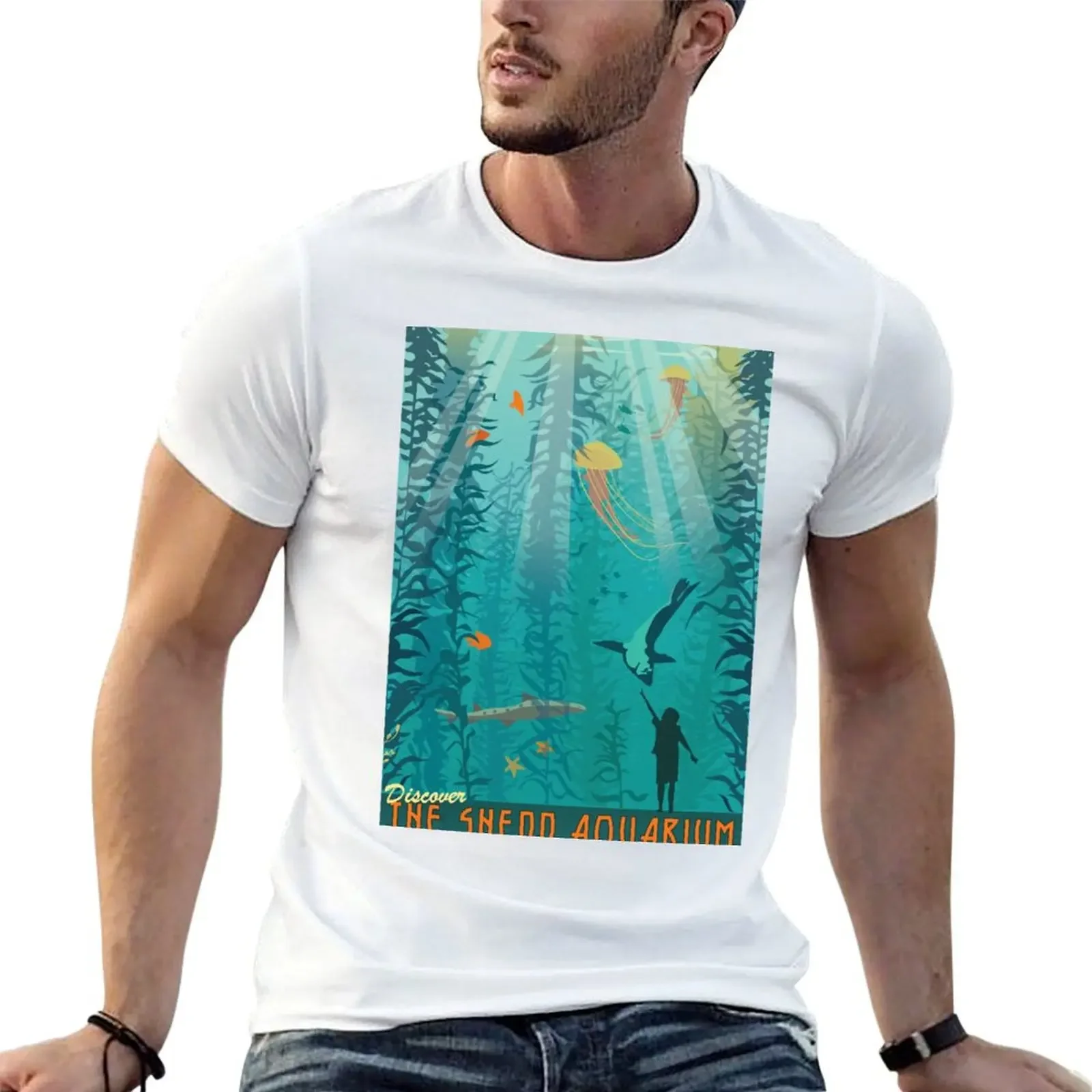 

The Shedd Aquarium T-Shirt shirts graphic anime stuff plain new edition workout shirts for men